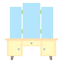 furniture, glass, house, interior, pier svg vector icon