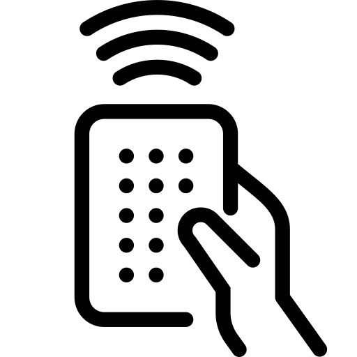 Remote svg vector icon