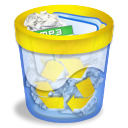 papelera,llena,recycle icon