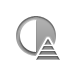 contrast,pyramid icon
