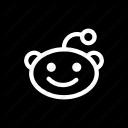 feed, logo, media, news, reddit, sns, social svg vector icon