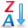descend, sort icon