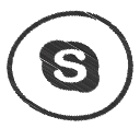 media, skype, social svg vector icon