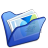 folder,blue,mypictures icon