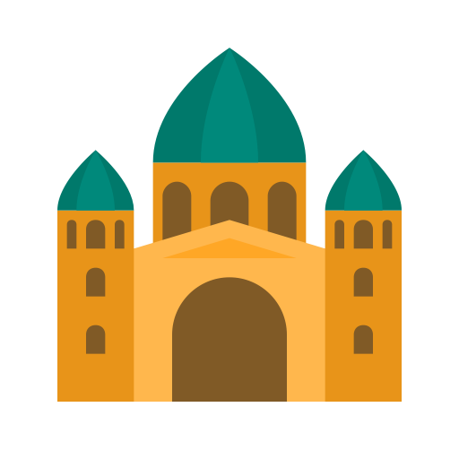 Basilica svg vector icon