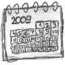 calendar,date,handdrawn,schedule icon