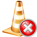 close, cone icon