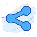media, share, social svg vector icon