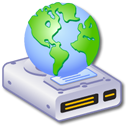 hard,drive,network icon