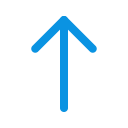 arrow, direction, up svg vector icon