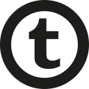 tumblr svg vector icon