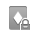 game,card,diamond,lock icon