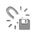 broken,link,diskette icon