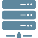 array, hosting, network, rack, server, storage, system svg vector icon