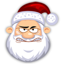 angry,santa claus icon