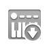 midi,keyboard,down icon