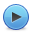 play,blue,button icon