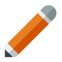 pencil svg vector icon