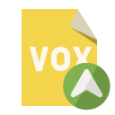 file,format,vox,vox up,up icon
