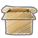 box, open icon