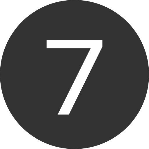 Number svg vector icon