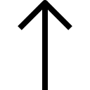app, arrow, essential, ui, up svg vector icon