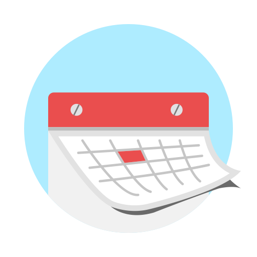 Calendar svg vector icon