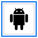 android, channel, media, social svg vector icon