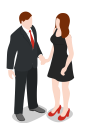 business, female, girl, group, human, man, office, pair, people, person, team, user, users, woman svg vector icon