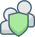 data, database, gdpr, secure, user svg vector icon