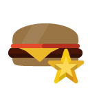 hamburguer,star icon