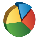 pie,chart,graph icon