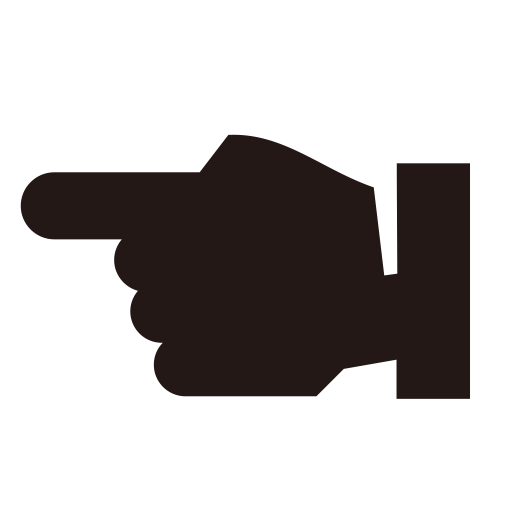 Finger svg vector icon