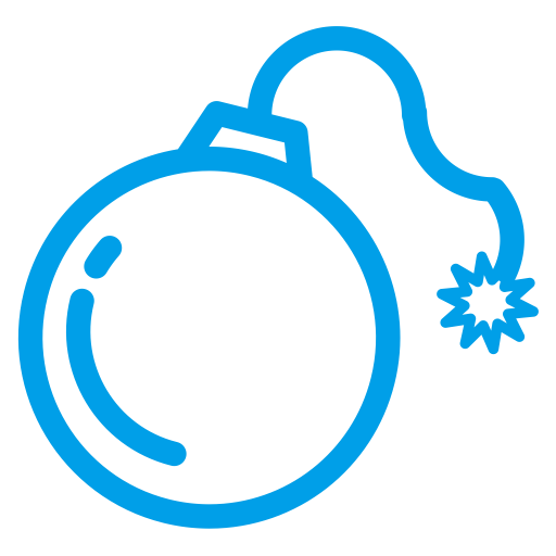 Bomb svg vector icon