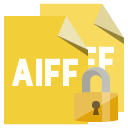 file,format,aiff,lock icon