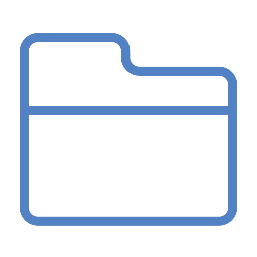 Folder svg vector icon