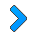 chevron, right svg vector icon