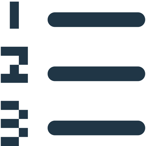 Step List svg vector icon