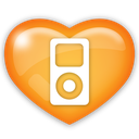 ipod, media, mp3, music, player, social icon