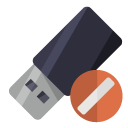 pen,drive,cancel icon
