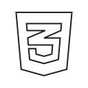 css, css3, internet, style, technology, web, website svg vector icon