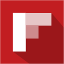 social,media,flat,shadow,set,flipboard icon