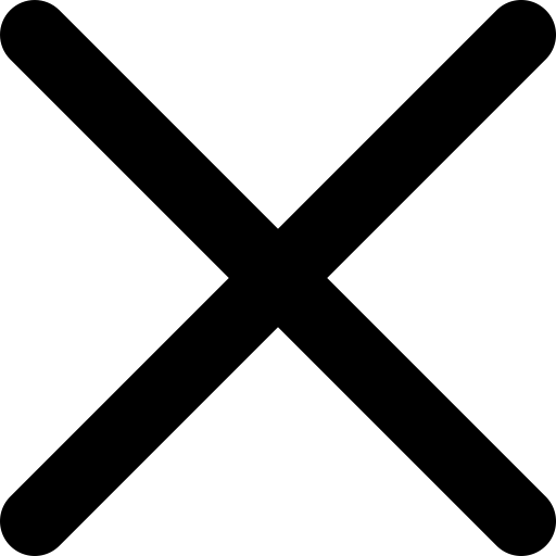 Cross svg vector icon
