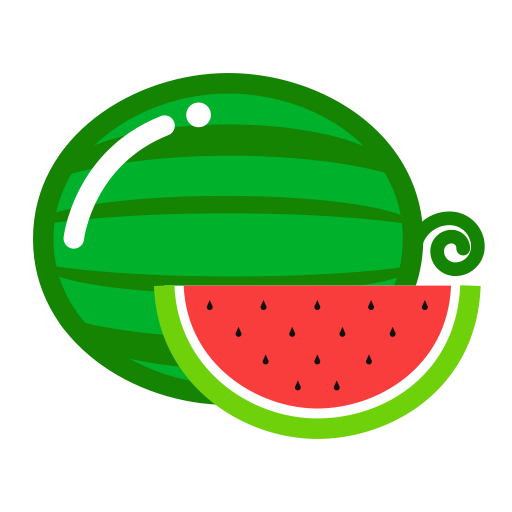 Watermelon svg vector icon