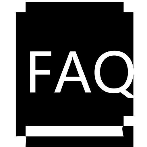 Faq svg vector icon