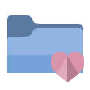 folder,heart icon