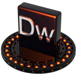 dreamweaver,orange icon