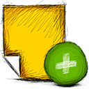 add, note icon