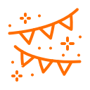 decoration, halloween, party svg vector icon