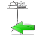 back,my document,left,prev,backward,previous,arrow icon